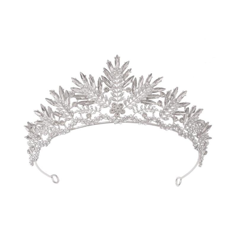 Crystal Wedding Tiaras for Women Queen Crowns Rhinestone Princess Tiaras Hair Accessories Quinceaneras Headpieces