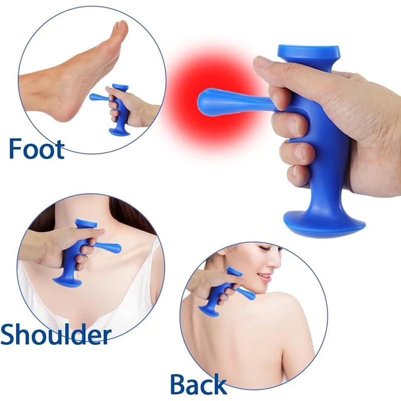 Mini Handheld Akupressur Manuelles Massagegerät Daumen Entspannung Für Ganzkörper Tiefengewebsmassage 3-beinige Massageknöpfe Stressabbau