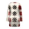 Women's Casual Long Sleeve Christmas Printed Cardigan With Pockets