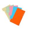 5 Pcs Tabbed Paper A5/A6 Notebook Scrapbook Index Tabs Planner Divider Pages With 6 Holes Back To School Back To School
