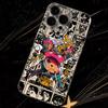 Anime Ones Pieces Luffys Magnetic Phone Case for Samsung Galaxy S25 S24 S23 S22 S21 S20 FE Edge Plus Ultra 5G Soft Clear TPU