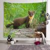 Cute Mink Animal Decorative Tapestry Home Wall Living Room Office Decorative Tapestry