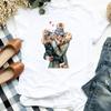 Women's Fashion Tshirt Print Tee Top Happy Time Cartoon Mom Mama Mother 90s Summer Short Sleeve Woman Female Basic T Clothing Graphic T-shirts