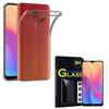Case and Protective Film - VCOMP - Xiaomi Redmi 8A - UltraSlim - Transparent - Tempered Glass