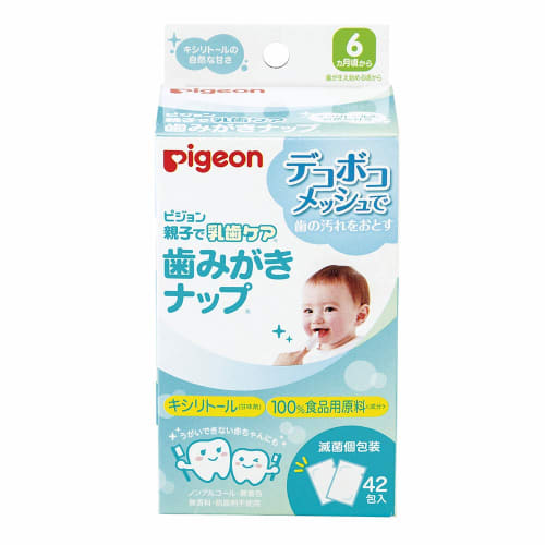 

Pigeon Baby Teeth Care для родителей и детей Чистка зубов Nap 42 упаковки