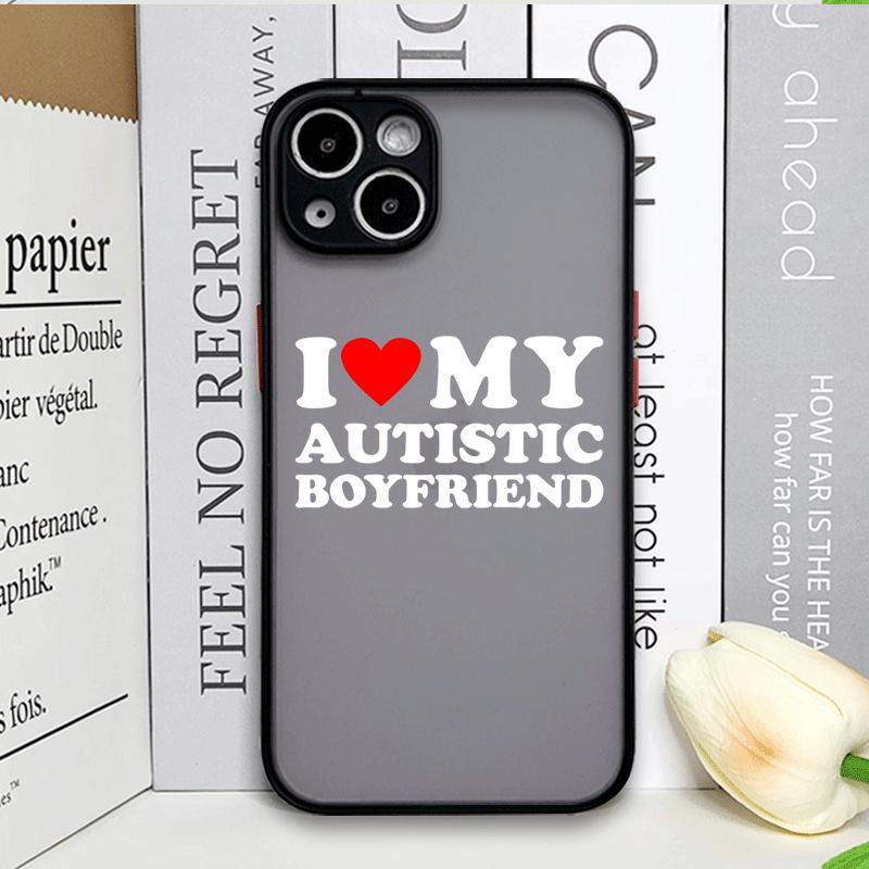 I Love My Boyfriend Girlfriend Couple Phone Case for Samsung Galaxy S25 S24 S23 Ultra S22 Plus S21 FE 5G Paired Cover Hard Shell