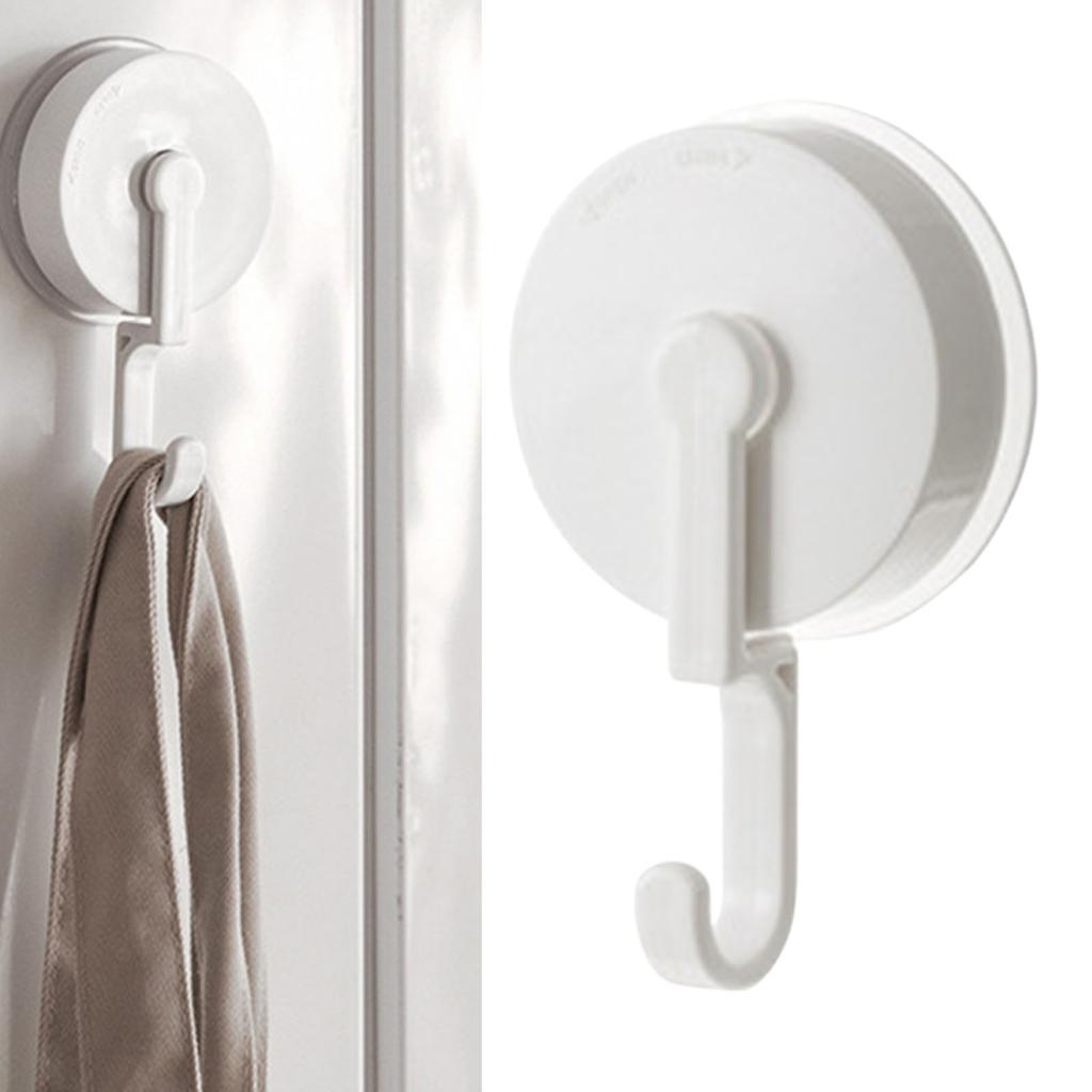 Vacuum Suction Cup Hooks Durable Reusable Towel Hook for Home Bedroom Closet