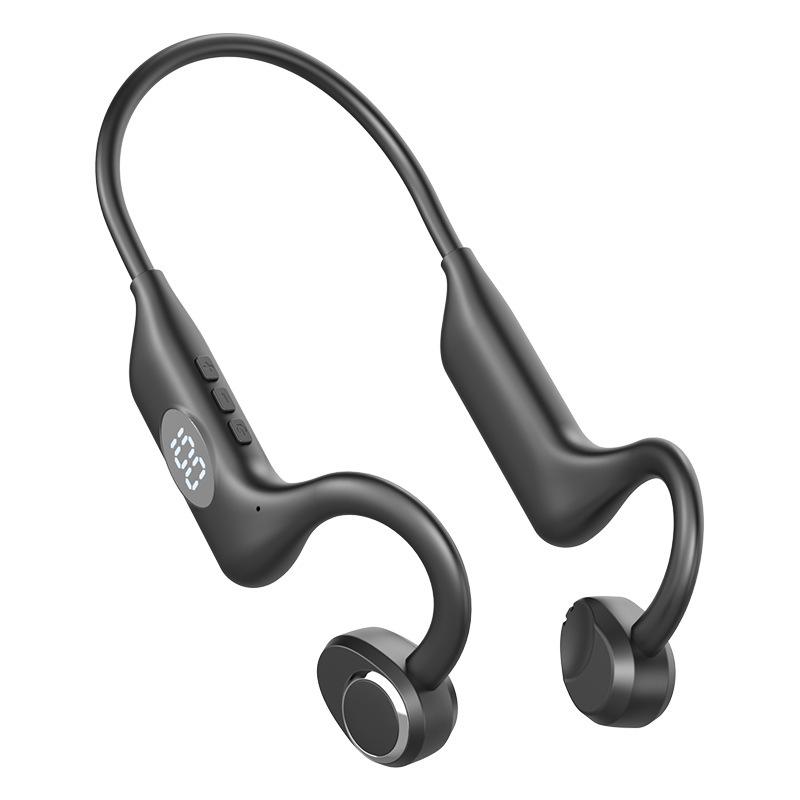 Fenshi 03 Bluetooth In-Ear Sports Air Conduction Earphones with Dual-Channel Stereo and Card Slot Compatibility.