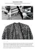 Plus Size Zebra Print Shawl: European/American Autumn/Winter Women's Mid-Length Jacket
