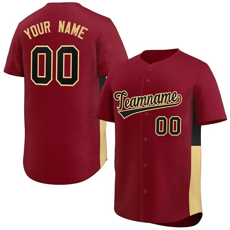 Adult baseball uniform jersey 2024 factory direct sales handsome fashion trend gradual change wind summer popular style