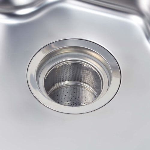 Gaona Deep Garbage Drain, 13.5cm, All Stainless Steel, for Sinks, GA-PB067