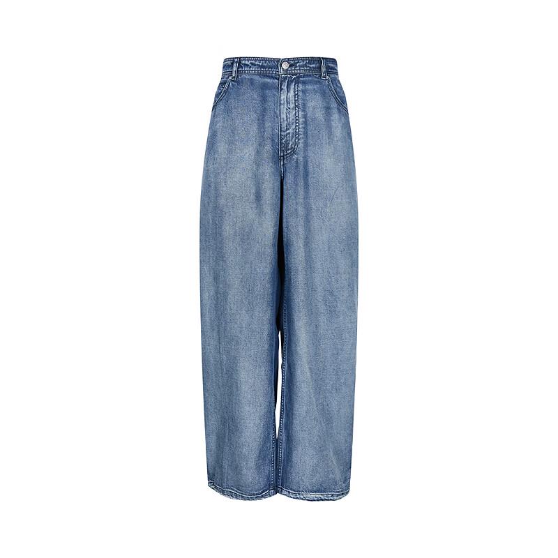CROQUIS Men's 2026 Summer Loose Fit Curved Blade Denim Jeans
