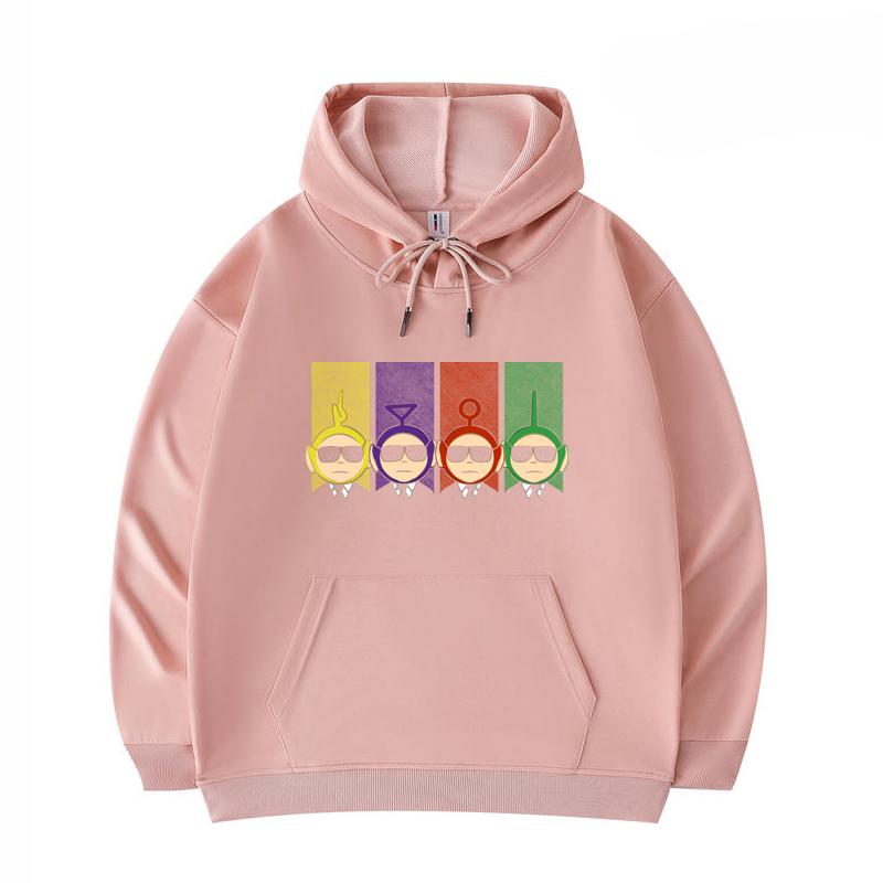 

Men s Hoodies Reservoir Tubbies Print Funny Harajuku Style Twill imitation cotton Hoodies
