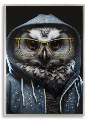 Lackiertes Wandbild mit Rahmen Edvy Cm 53X3X73