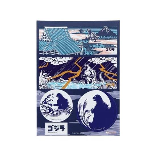 Sun-Star Stationery Godzilla Sticker JAPANESE ART