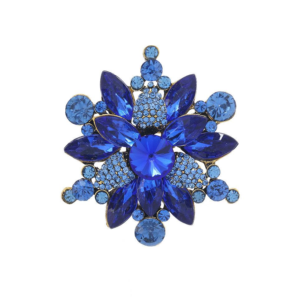 Vintage Fashion Geometric Brooch Alloy Brooch Coat Clothing Pin Accessories