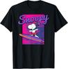 Peanuts Neon Surfing Snoopy T-Shirt Unisex T-Shirt