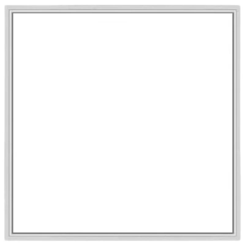 Biuyum 48W LED Integrated Flat Panel Ceiling Light 600x600mm, 6000K White Light