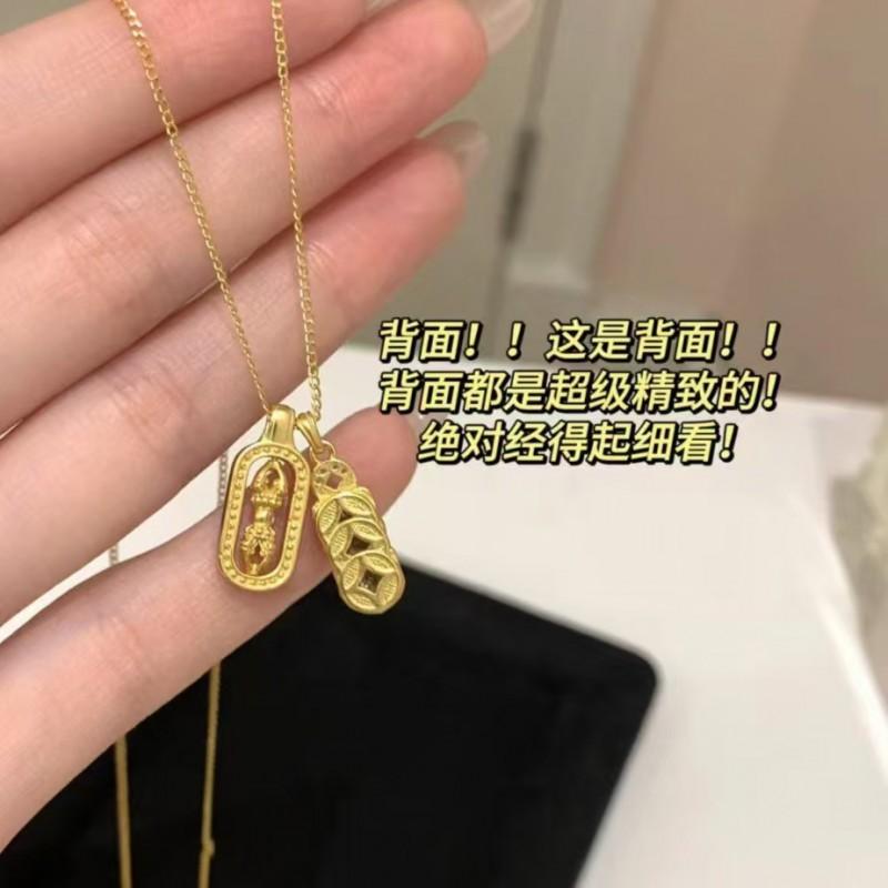 Womens Pixiu Vajra Necklace Inlaid Zircon Clavicle Chain New Chinese Style Fashion Jewelry