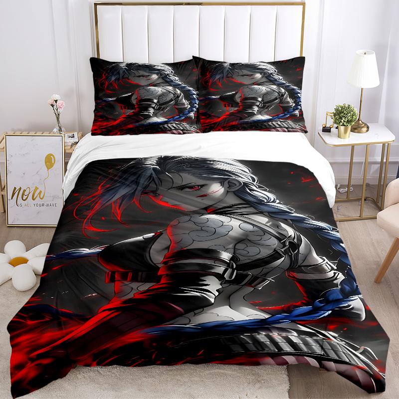 3pcs Jinx Bedding Set-Perfect for Bedroom, Guest Room, Living Room, Hotel Decor | Ideal Gift for Fans, Travelers, Daily Use | Festive Presen