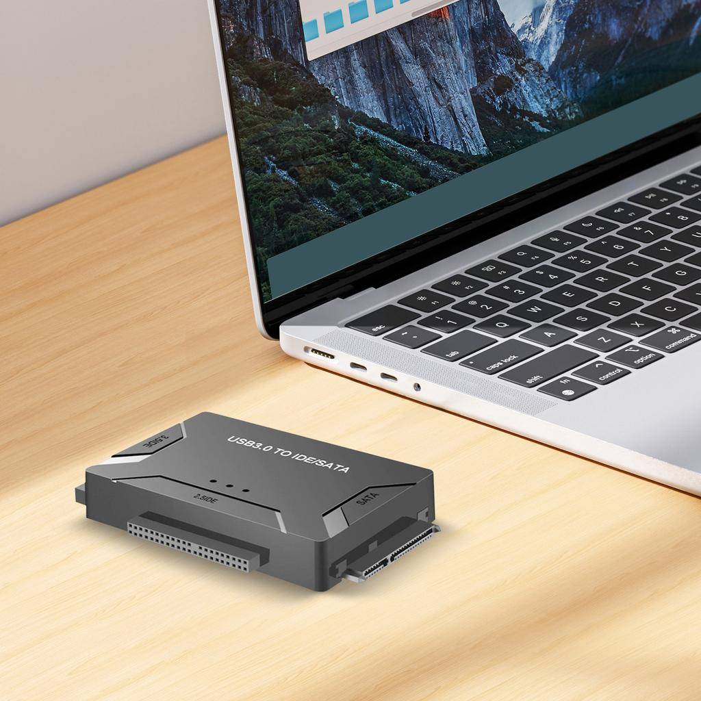 USB3.0 To SATA/IDE External Hard Drive Adapter Hot Swappable Universal SSD External Adapter Hard Drive Reader for Laptop PC