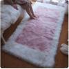 New Wave Faux Wool Rug: Bedroom, Living Room & Bay Window Mat with Long Pile