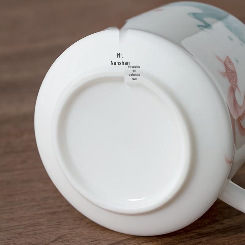 Sujin Lianhua Ceramic Teacup with Lid