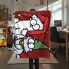 1 Pezzo Coperta in Flanella con Stampa Simon's Cat, Alta qualità Confortevole per Tutte le Stagioni, Decorazione per la Casa, Calore e Comfort, Perfetta per Regali di Natale
