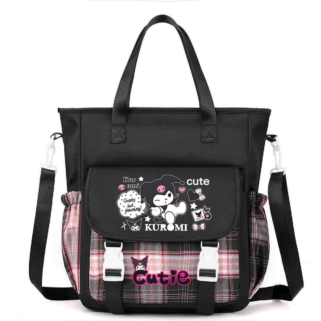 Crossbody Bag Student Class Book Holder Extra Large Bag Shoulder Make-Up Bag Cute Cartoon Printed Crossbody Bag