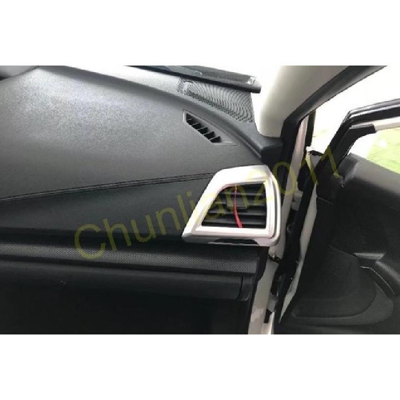 Interior Side Air Vent Outlet Cover Trim for 2018- Subaru XV Matte ABS 2PCS