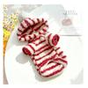 Autumn & Winter Velvet Striped Pet Vest for Hairless Cats & Corgis