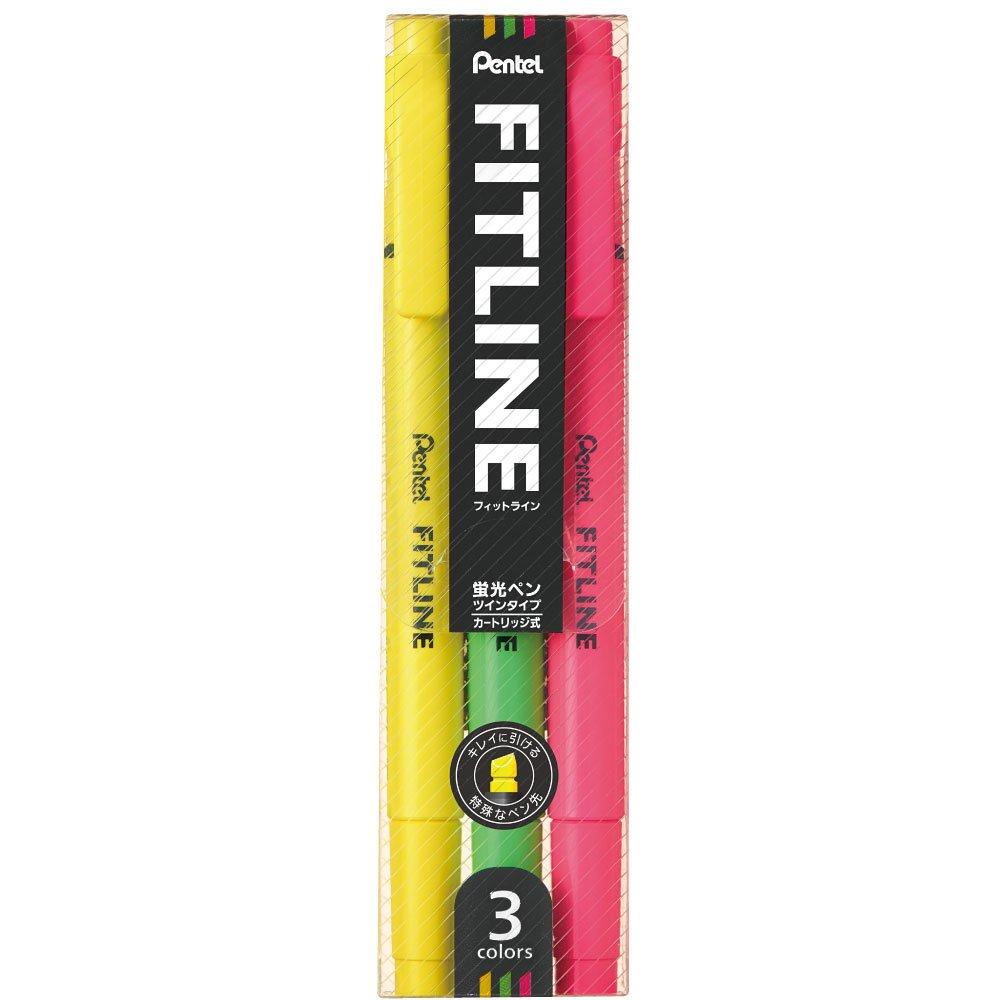 

Pentel Highlighter Fit Line 3 Colors 10 Pieces SLW11-3