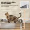 Stainless Steel Cat Litter Box with Lid XXL 72L for Large Cats and Multiple Cats with Double Doors, Scoop, Pedal, Anti-Leak