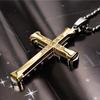 2024 Dark Knight Men's Diamond Cross Pendant Necklace