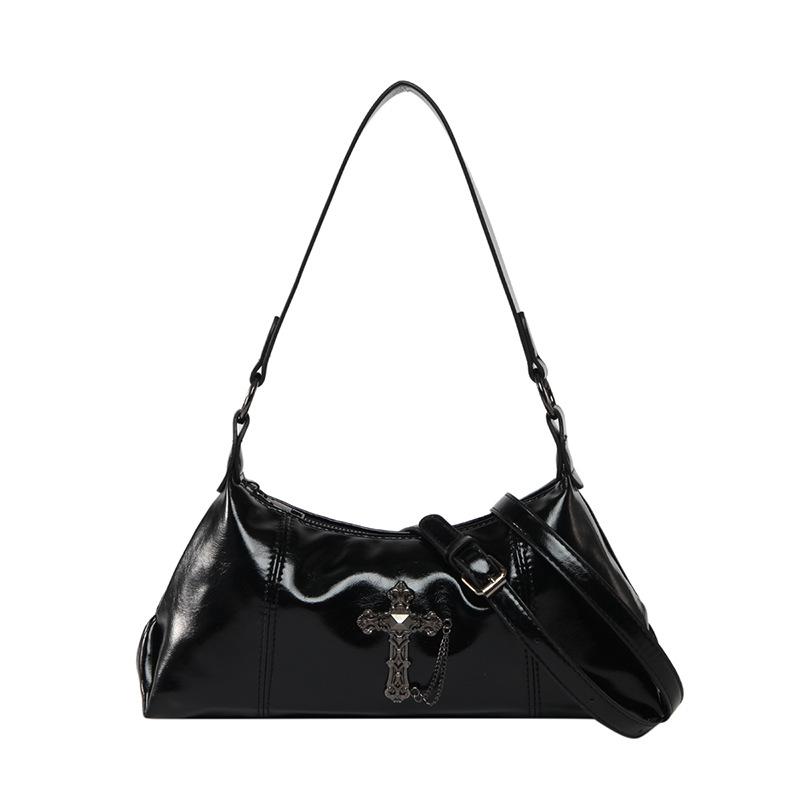 Personalized Spice Girl Trendy Cool Underarm Bag Female Niche Versatile Style Versatile Lightweight Soft Leather Messenger Bag