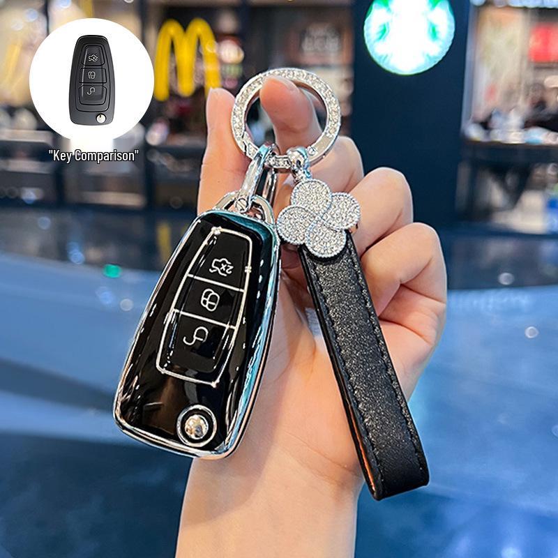 High-Grade Protective Key Shell for Ford Focus, Escort, and Kuga - Unisex