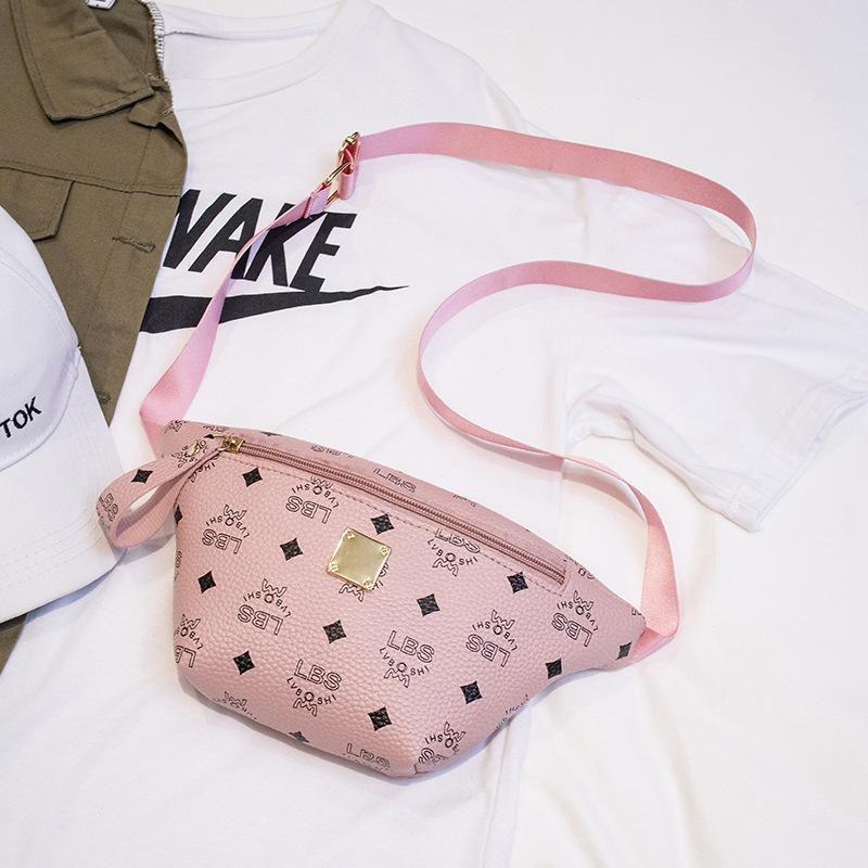 

Талия поясная сумка женская искусственная кожа пояс на молнии поясная сумка повседневная нагрудная сумка розовый