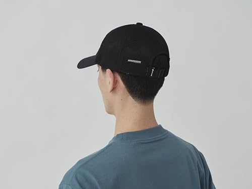 Snow Peak Six Panels Mesh Cap AC-25SU020, Headwear, Cap, Hat, Men's/Women's, Black 2