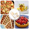 Stainless Steel Cake and Bread Knife with Long Handle Spatula and Fruit Fork for Weddings and Banquets