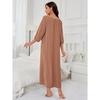 European beautiful women's pajamas spring and summer thin long-sleeved pajamas women's