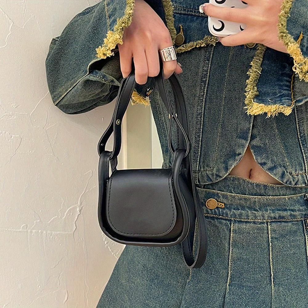 Sladká mini crossbody taška letní oblečení pouzdro přenosná rtěnka make-up taška dívčí roztomilá taška přes rameno