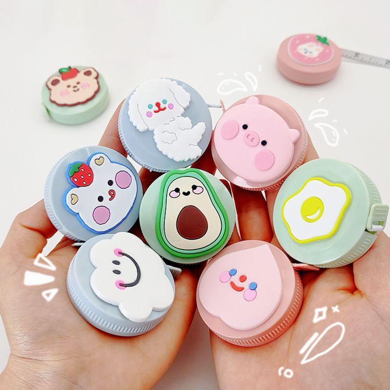 Soft Tape Measure Double Scale Body Tape Measuring Retractable for Tailor Sewing DIY Crafts Cloth Waist Body Measurement