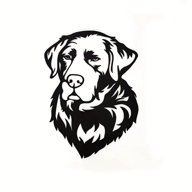 

1 шт. Металлический настенный декор в виде собаки-лабрадора - настенное украшение в стиле садоводства для комнат мальчиков и девочек, детского сада, гостиной и детской комнаты светло-серый