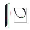 AWP1 runmade Universal Car Front Rear Bumper Sport Protector Corner Guard Rubber Strips Side Bumper Protection Guard Anti-Scratch Pad
