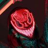 LED Mask, Halloween Mask, Cosplay, Scary Mask, Light-Up Mask, Halloween Accessory, Cosplay Mask, Horror Mask, Funny Costume, LED Mask, Event, Party,