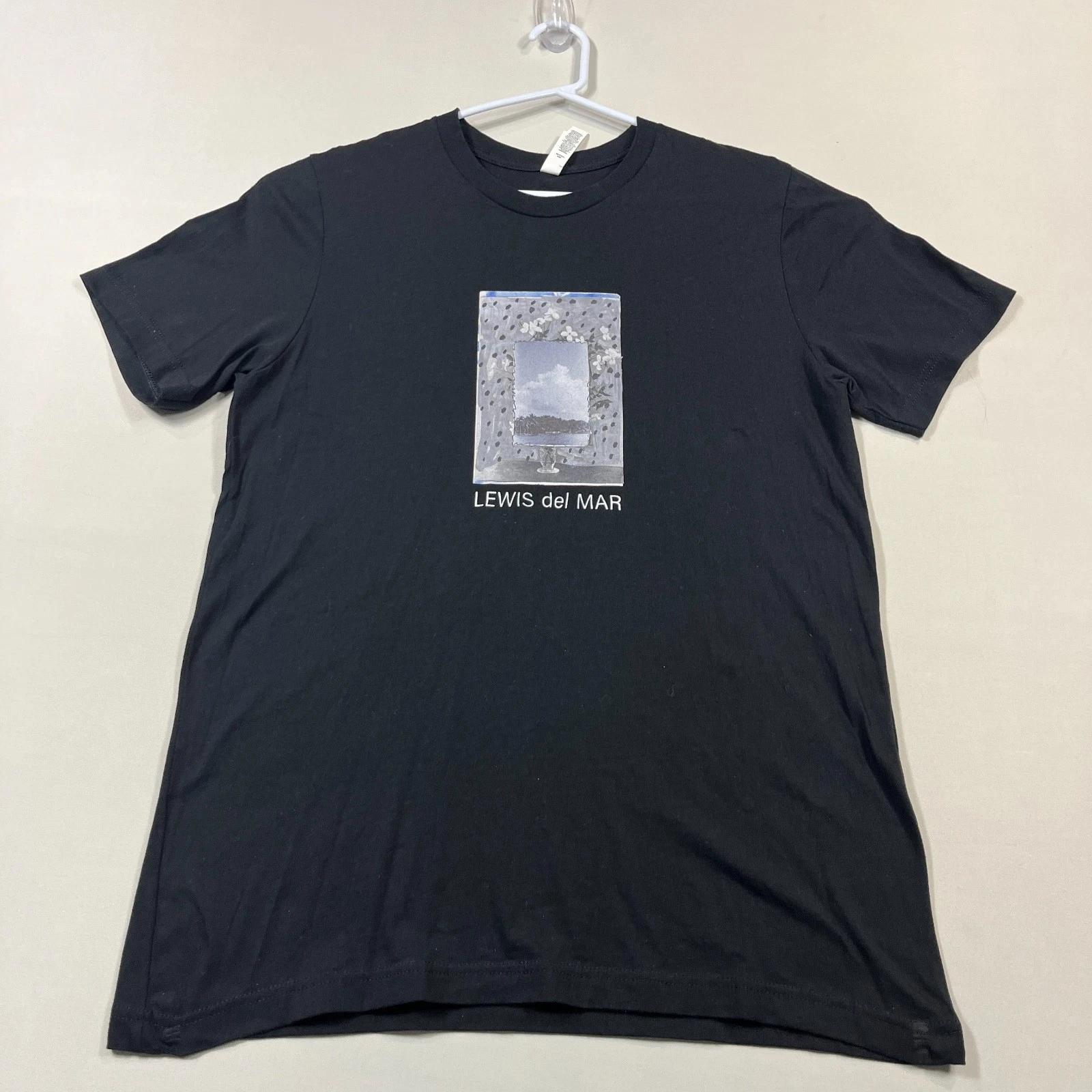 Lewis del Mar Shirt T Shirt Tee Music Graphic Short Sleeve Mens Large L L
