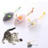 2pcs Funny Plush Interactive Soft Catnip Toy Fake Mice Simulated Mouse Cats Training Toy