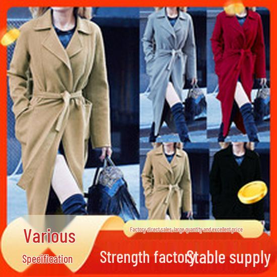 Women's 2023 Winter Fur Collar Warm Coat - Extended Length, Thickened