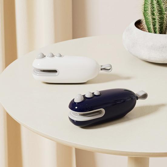 Mini Bag Sealer 2-in-1 Heat Sealer with Rechargeable Sealing Machine for Plastic Bags Vacuum Bag Sealing Tool