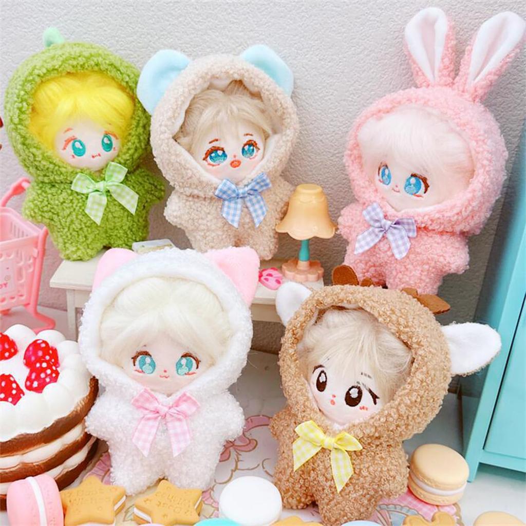 [Queen-b] Plush Clothes, 10cm, Fluffy Animal, Cute, Ribbon, Small, Kigurumi Costume, Favorite Character, Oshi Plush, Favorite Merchandise, Dress-Up,